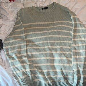 Brandy melville striped oversized sweater